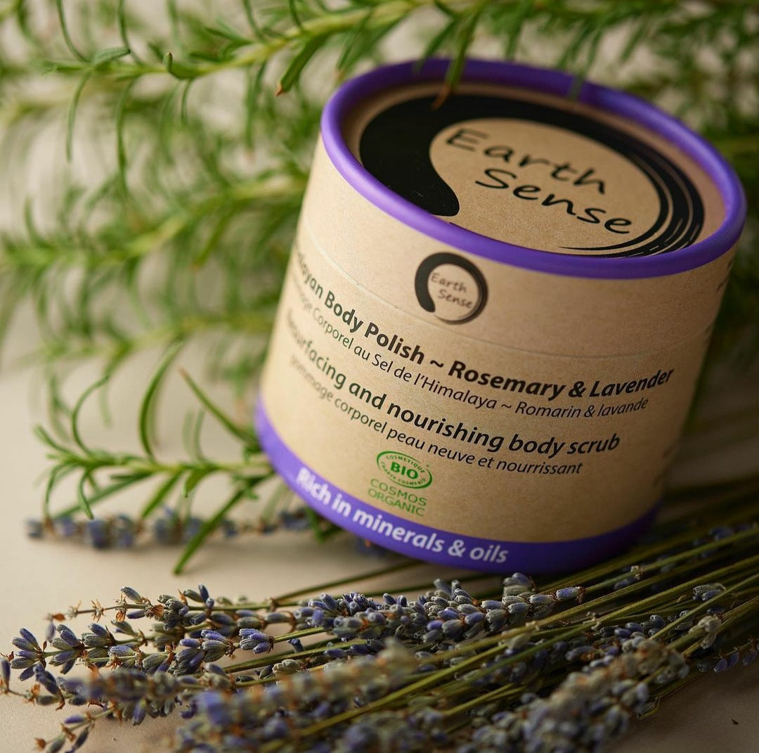 Organic Certified Body Polish Exfoliant - Lavender & Rosemary 200ml - 1 piece